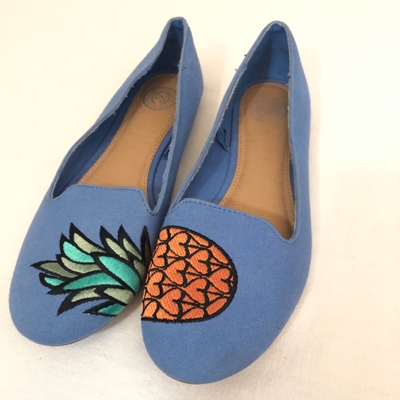 pineapple flats shoes